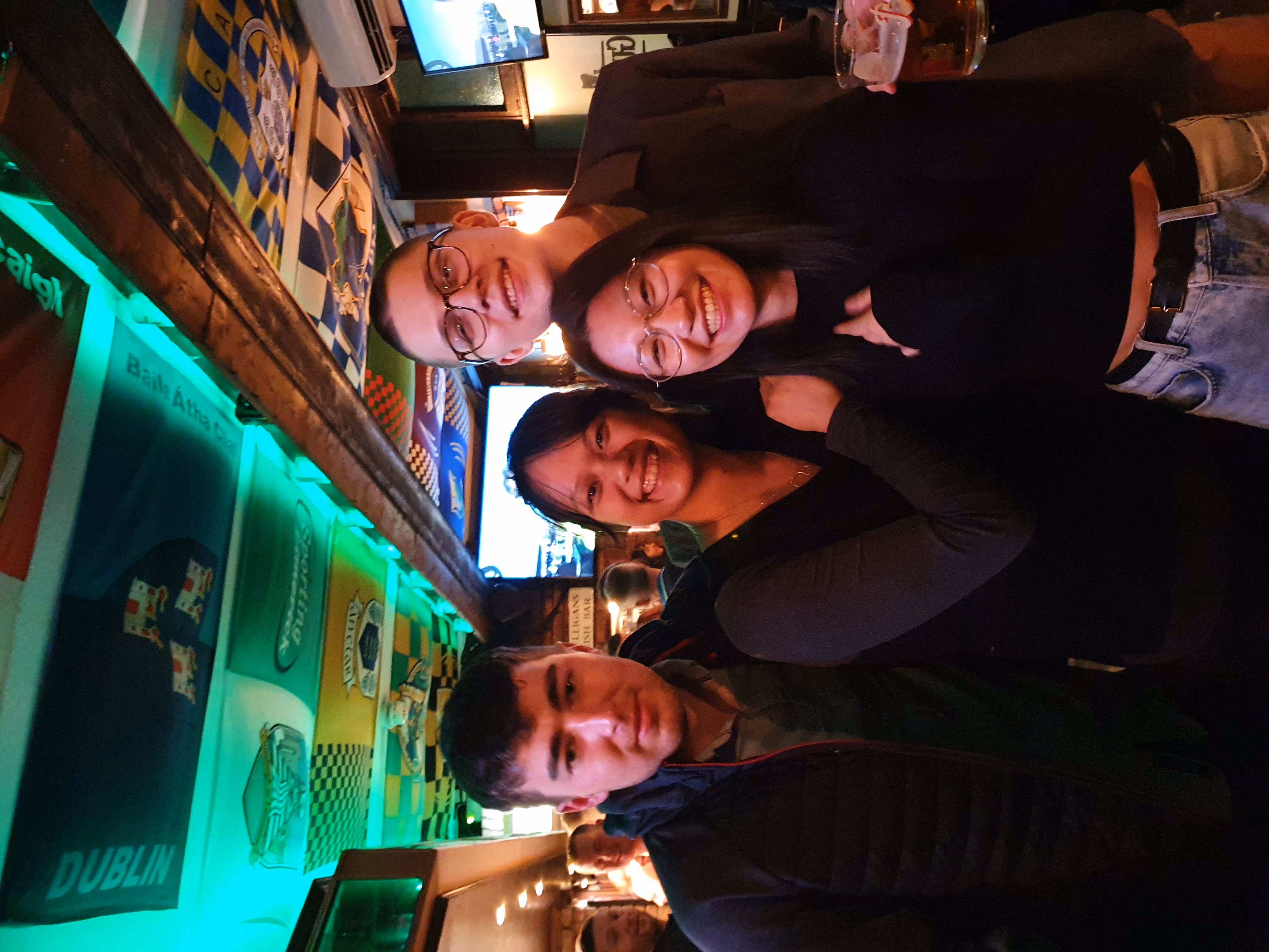 Unknown guy, Johanna, Thila and Charlie